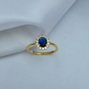 Sortija Pure Vintage Zafiro Gold