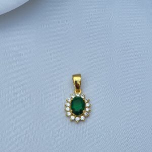 Colgante Pure Vintage Esmeralda Gold