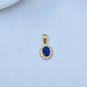 Colgante Pure Vintage Zafiro Gold