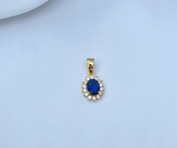 Colgante Pure Vintage Zafiro Gold