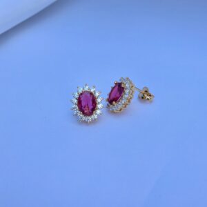 Pendientes Pure Vintage Rubi Gold