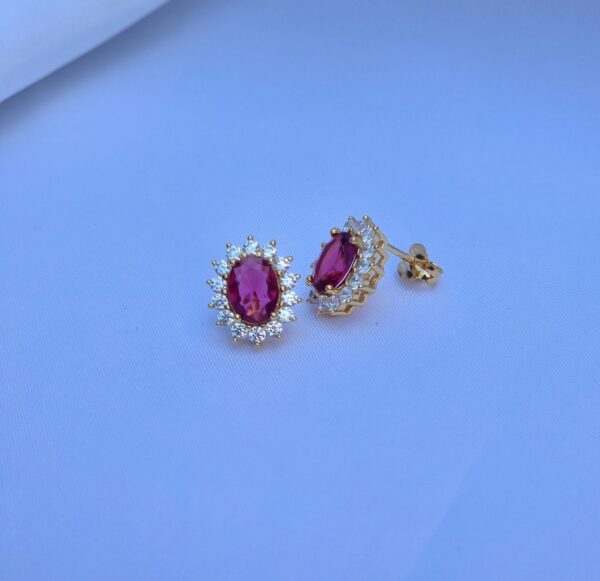 Pendientes Pure Vintage Rubi Gold