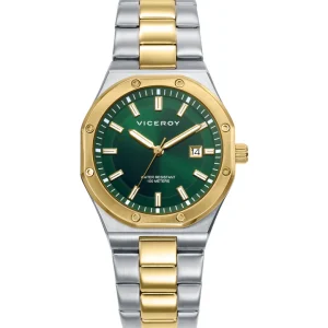 Reloj Acero Viceroy Caja Bitono Verde