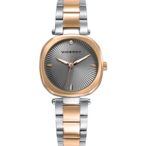Reloj Acero Viceroy Bitono Ip Rosa