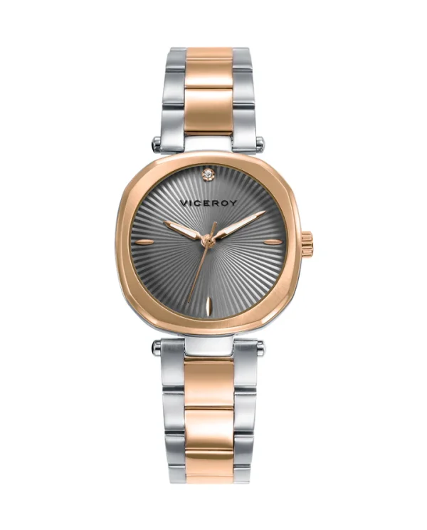 Reloj Acero Viceroy Bitono Ip Rosa