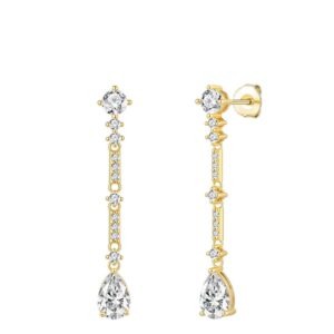 pendientes plata boroe circonitas aguamarina